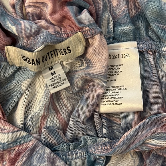 Urban outfitters Lila mesh crop cami tank tie dye swirl Y2K medium - Picture 4 of 4